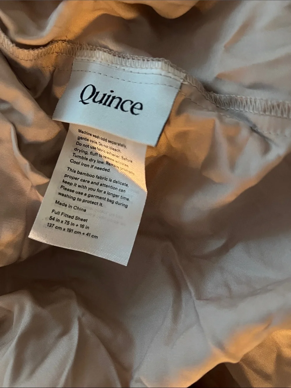 Signature Giza Cotton Sateen Sheet Set in Sand- Full